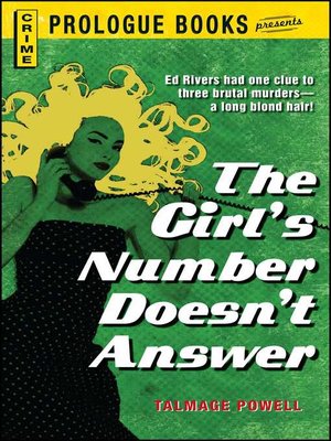 cover image of The Girl's Number Doesn't Answer